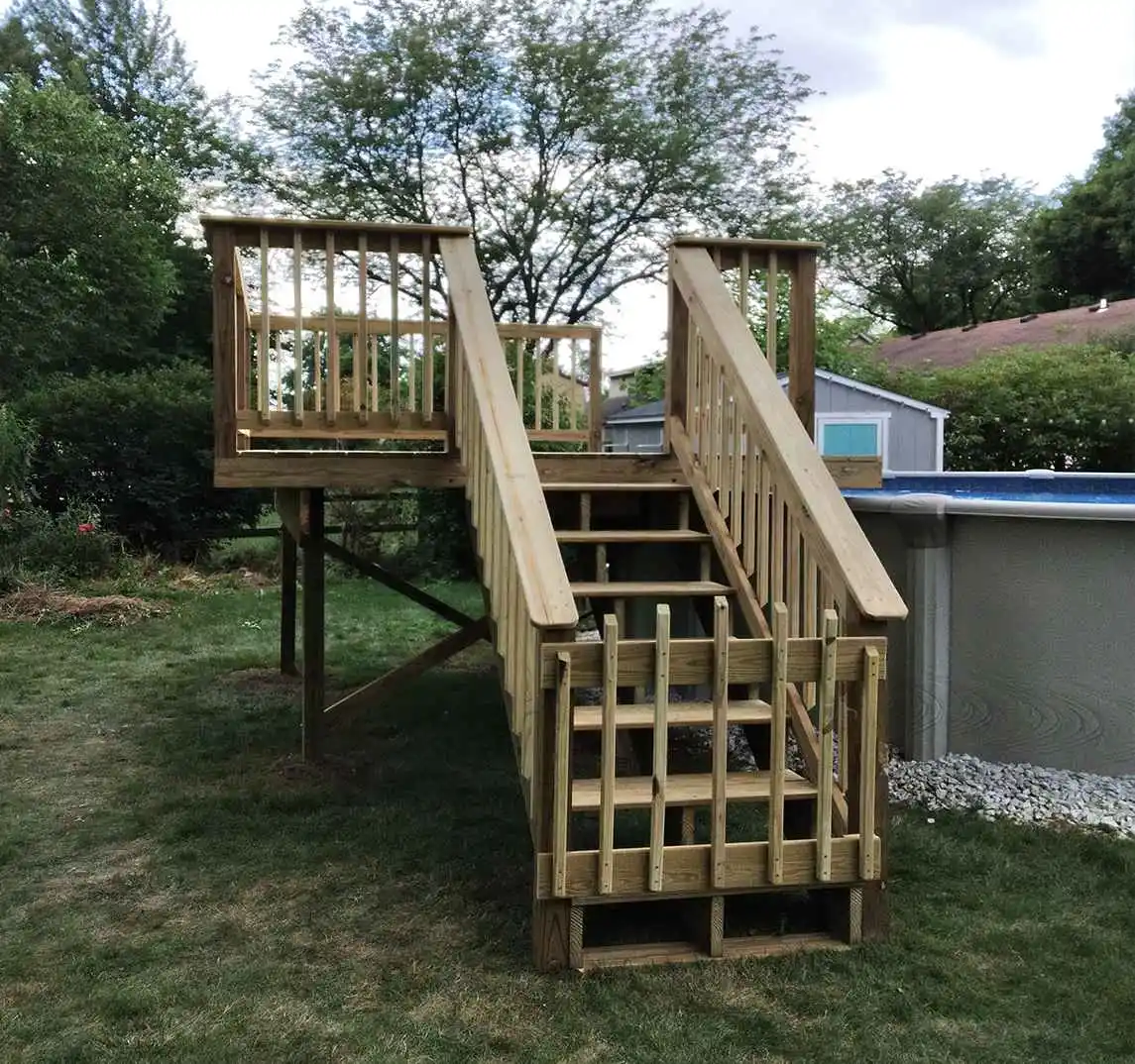 Completed residential remodeling project