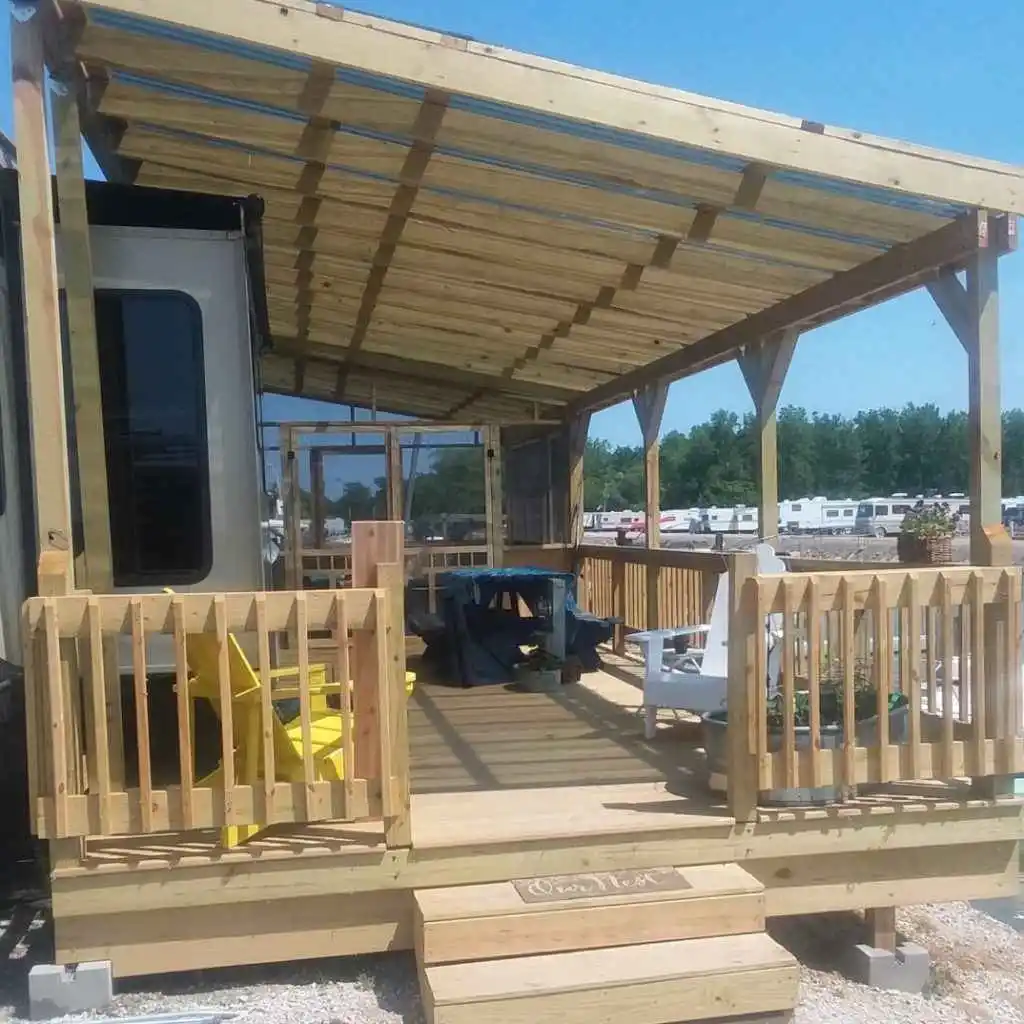 Deck construction detail